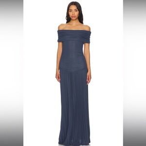 NWT Lioness Field of Dreams Maxi Dress in Navy Size XXS